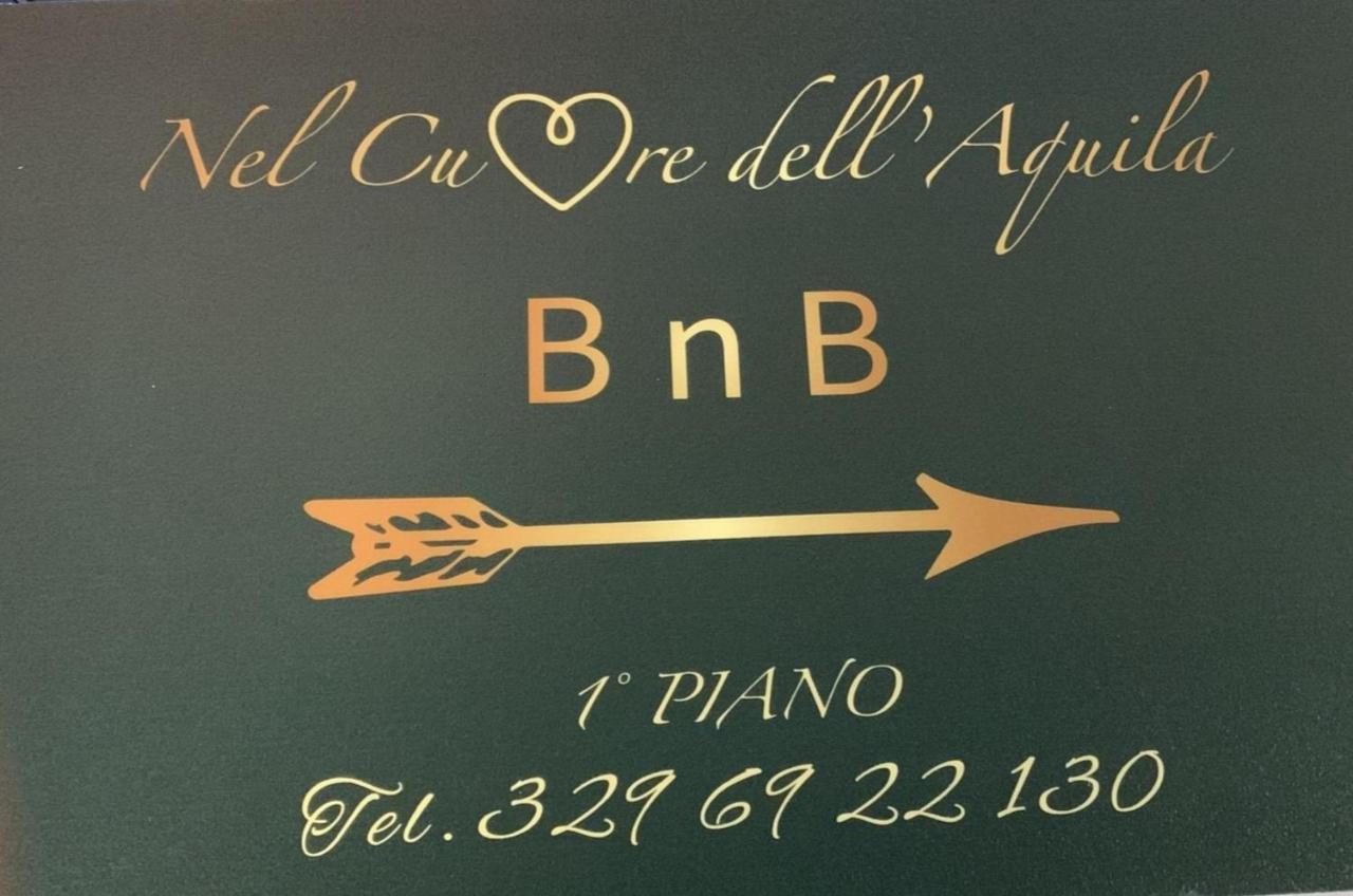Nel Cuore Dell'Aquila Bnb Exterior foto